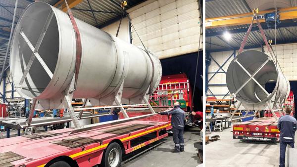 Stainless steel inner liners for flue gas ducts