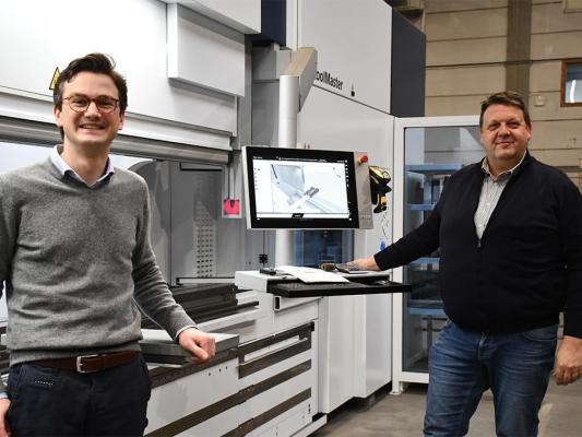 Francis Sercu (V.A.C. MACHINES, links) en Philip Schaerlaeken (AMS)